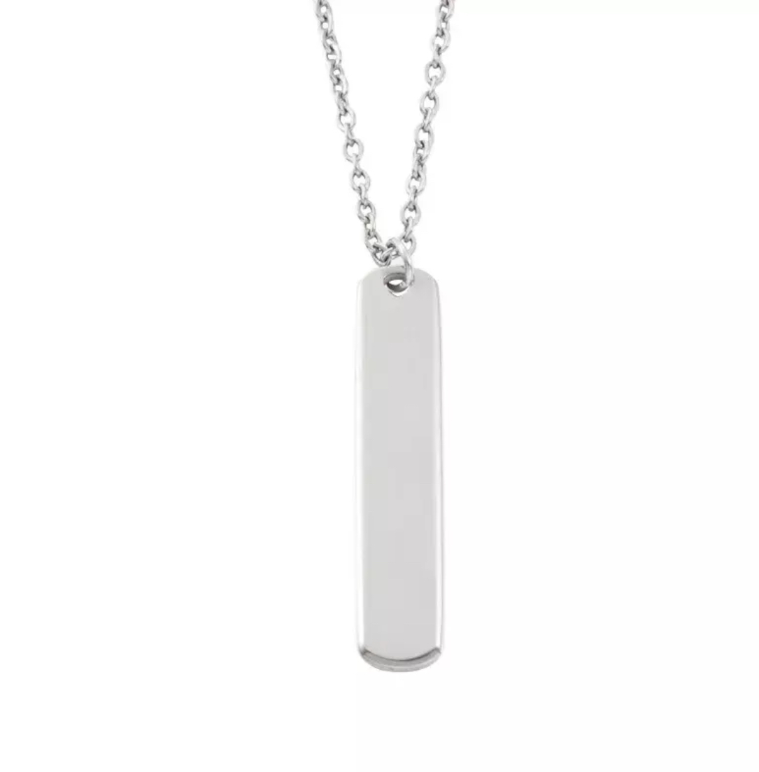 COLLAR BARRITA SILVER