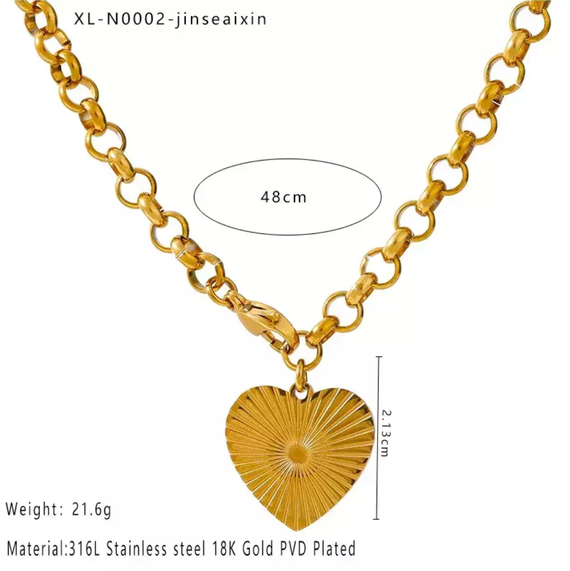 COLLAR PANA GOLD