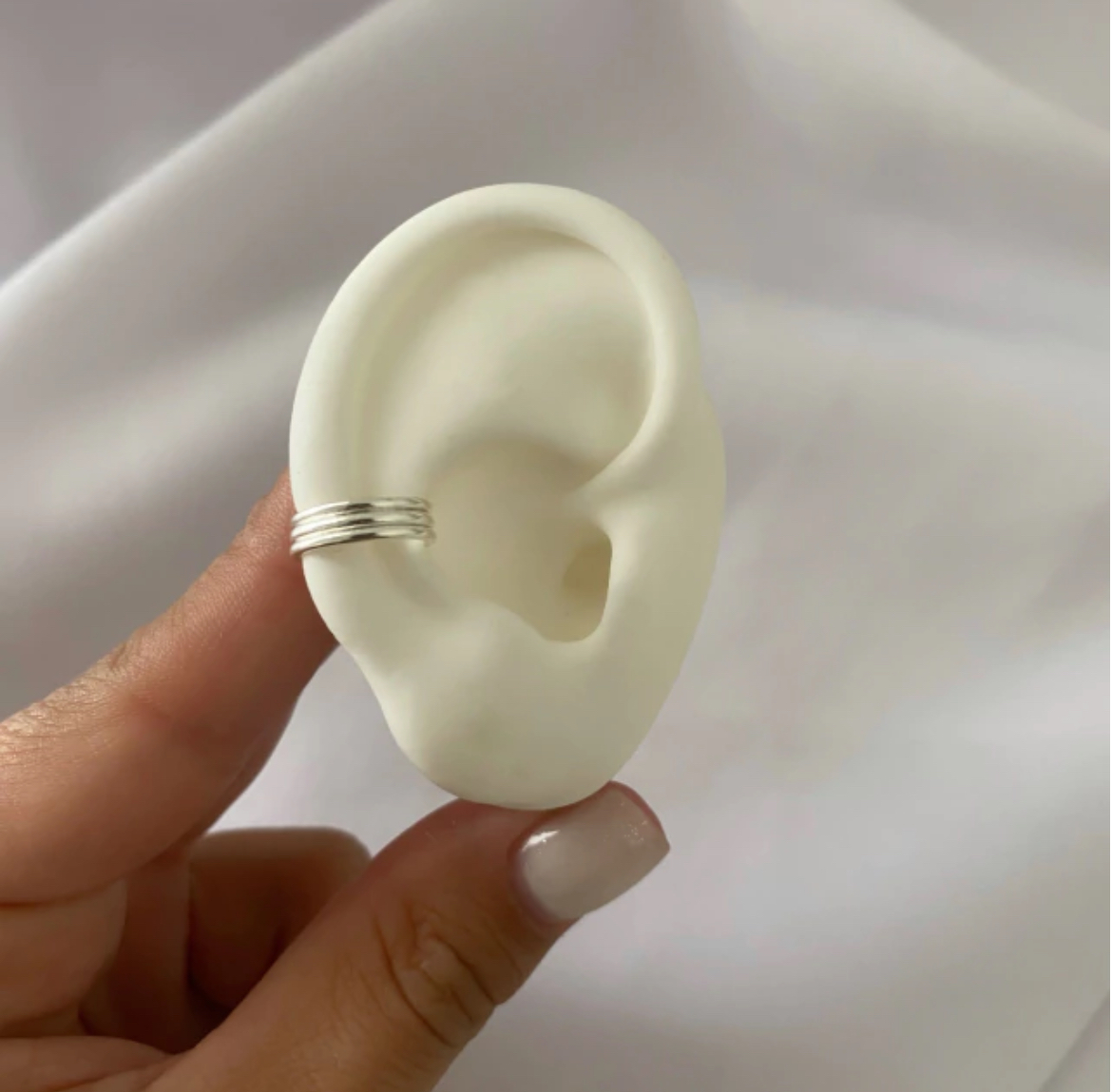 EAR CUFF ALMA BLANCO 