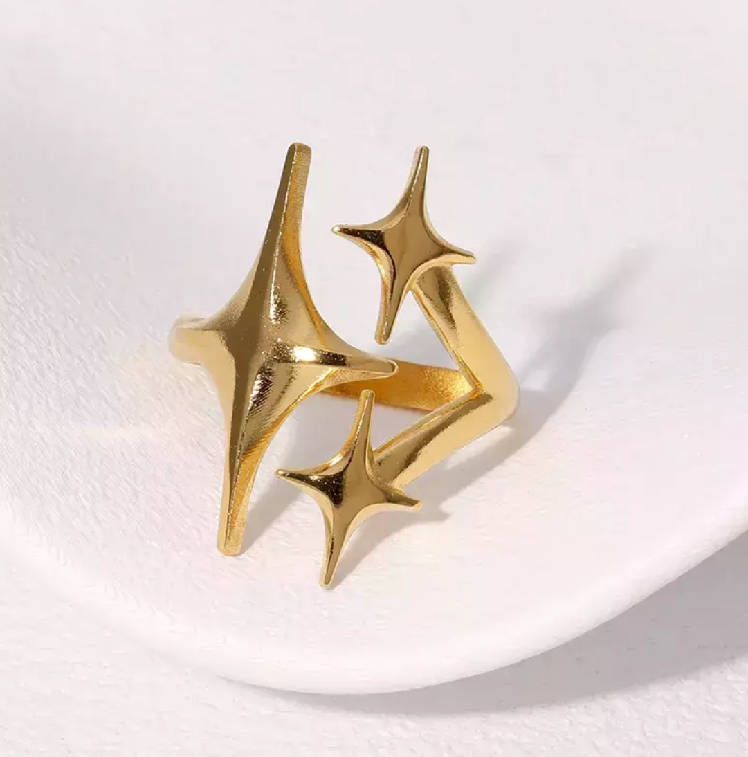 ANILLO STARS GOLD