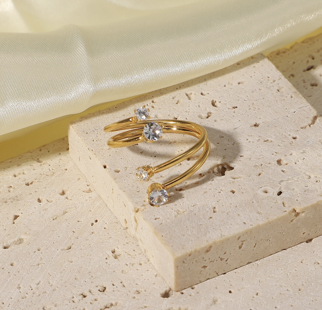 ANILLO STARLIGHT GOLD