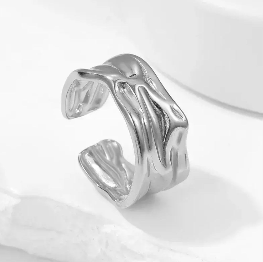 ANILLO BIG PINKY SILVER