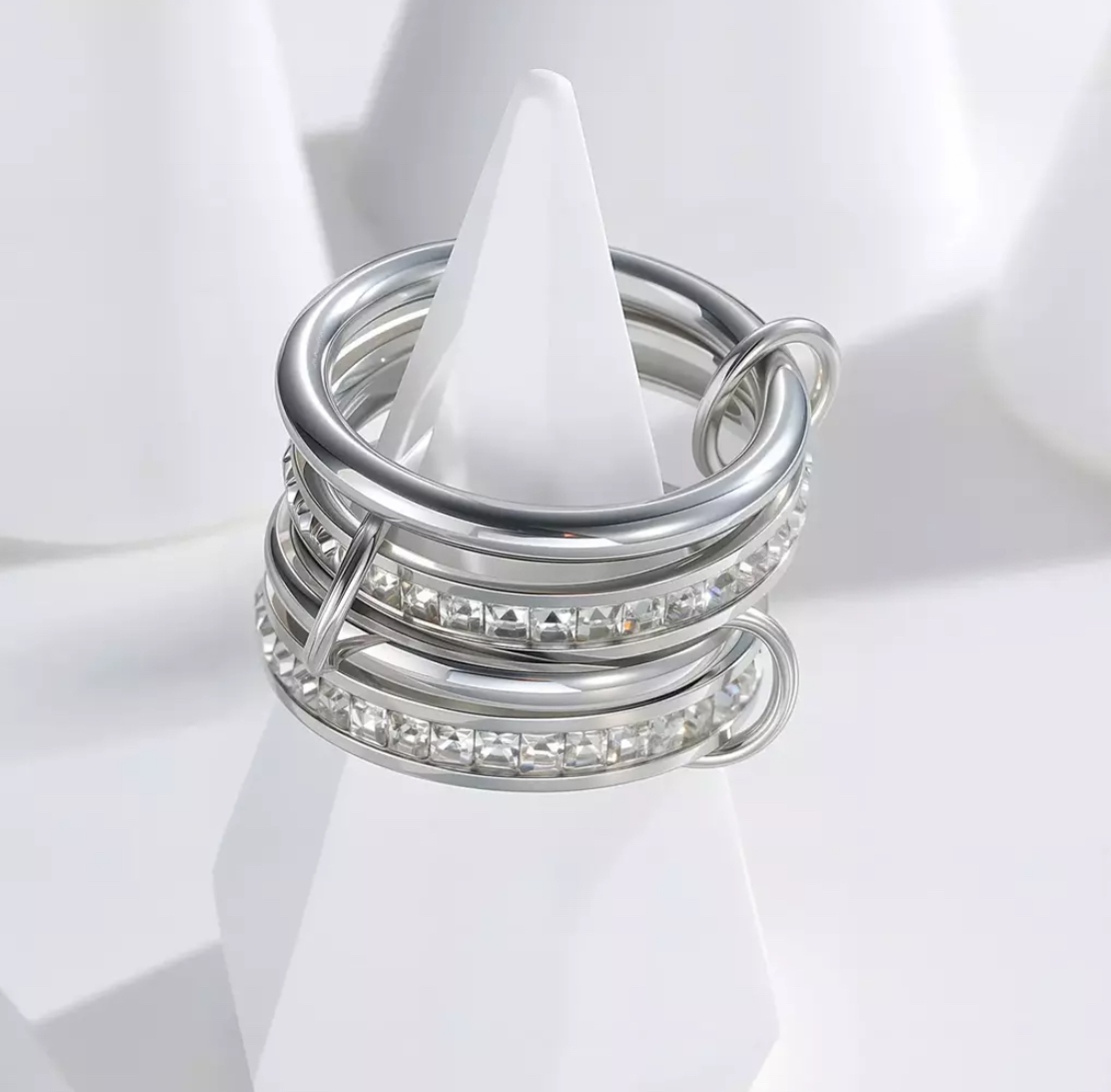 ANILLO BOWIE SILVER