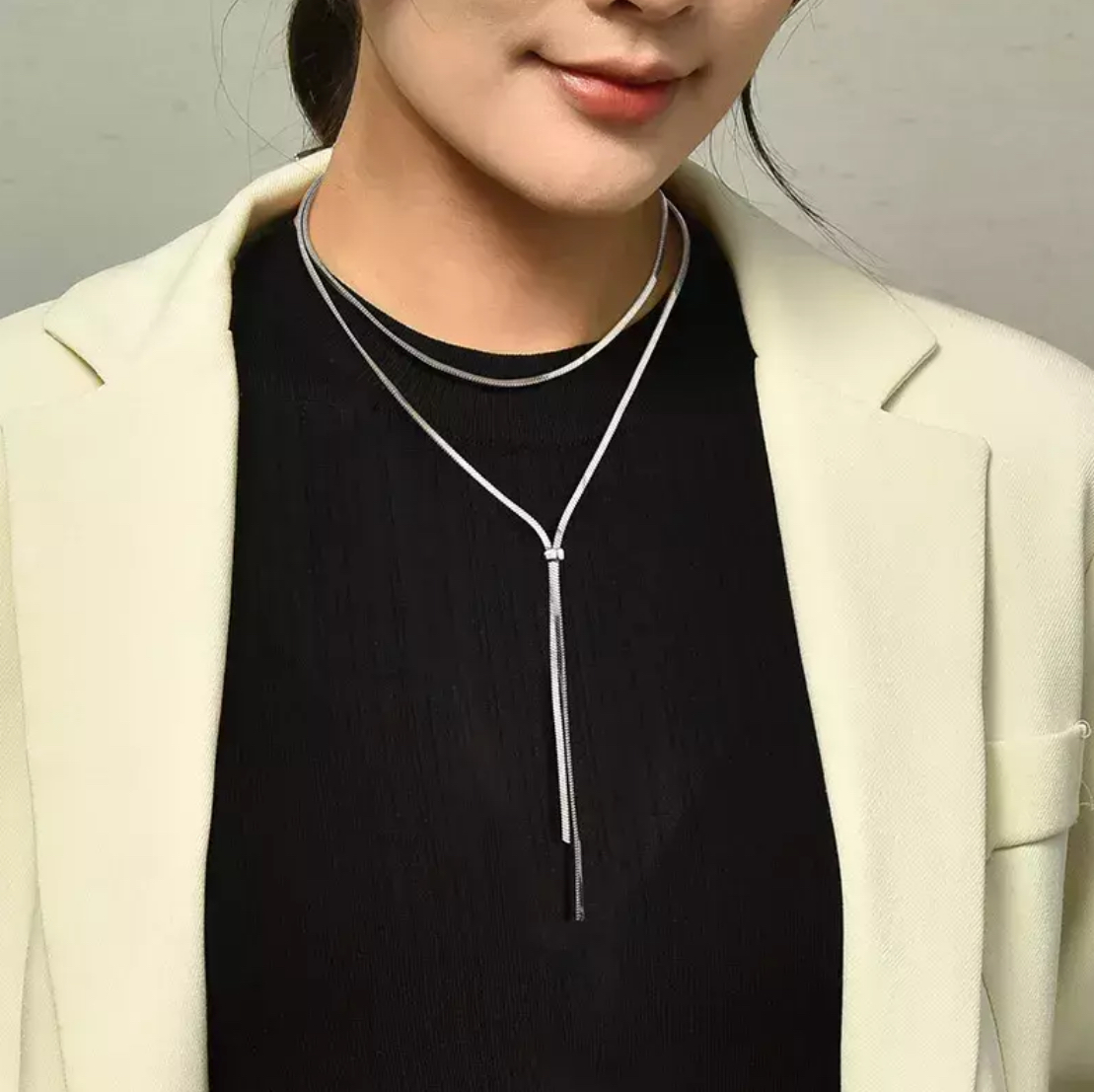 COLLAR CORBATERO SILVER 