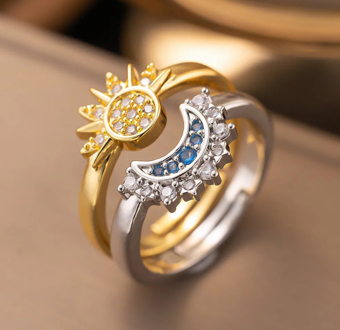 ANILLOS THE MOON AND SUN 