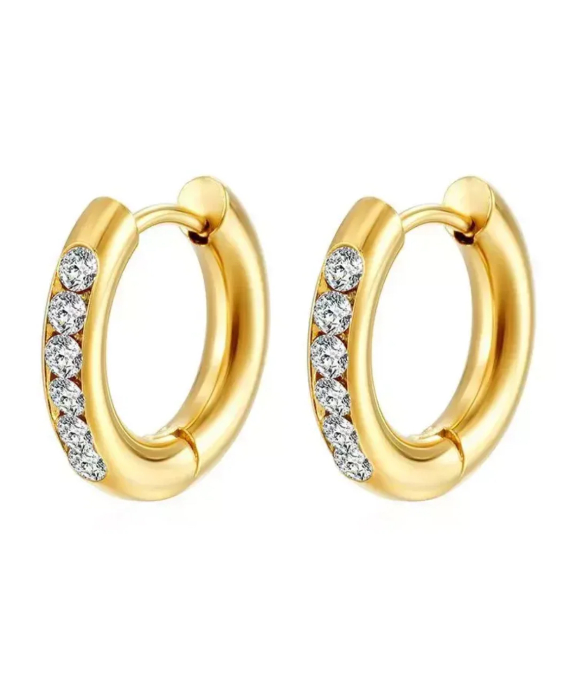 AROS HOOPS CUBIC GOLD