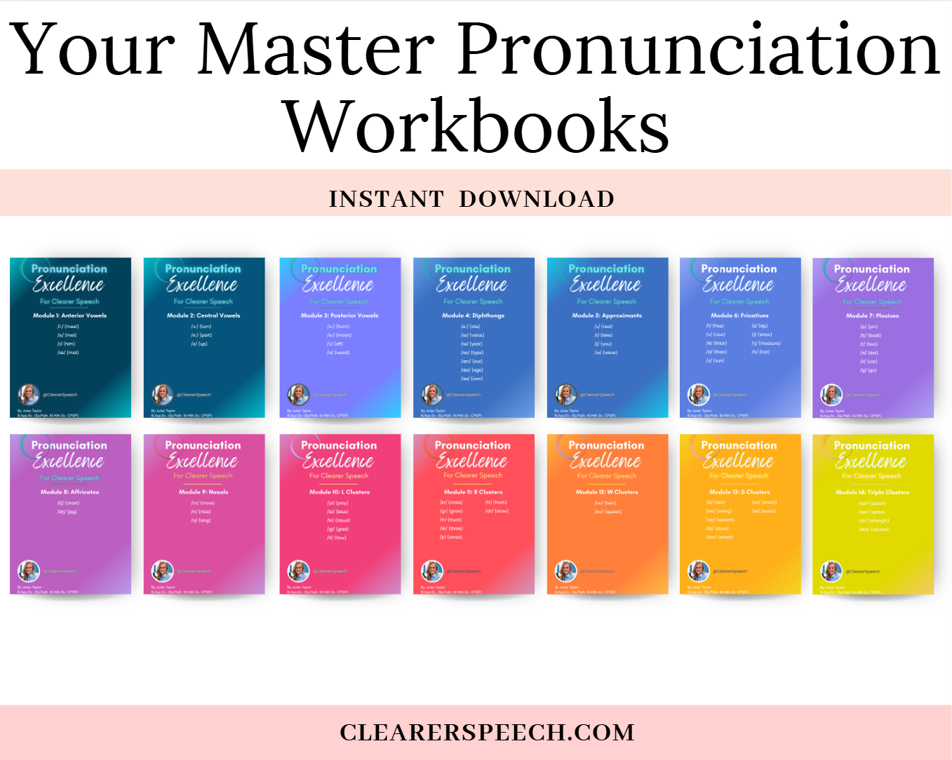 Master Pronunciation Workbooks