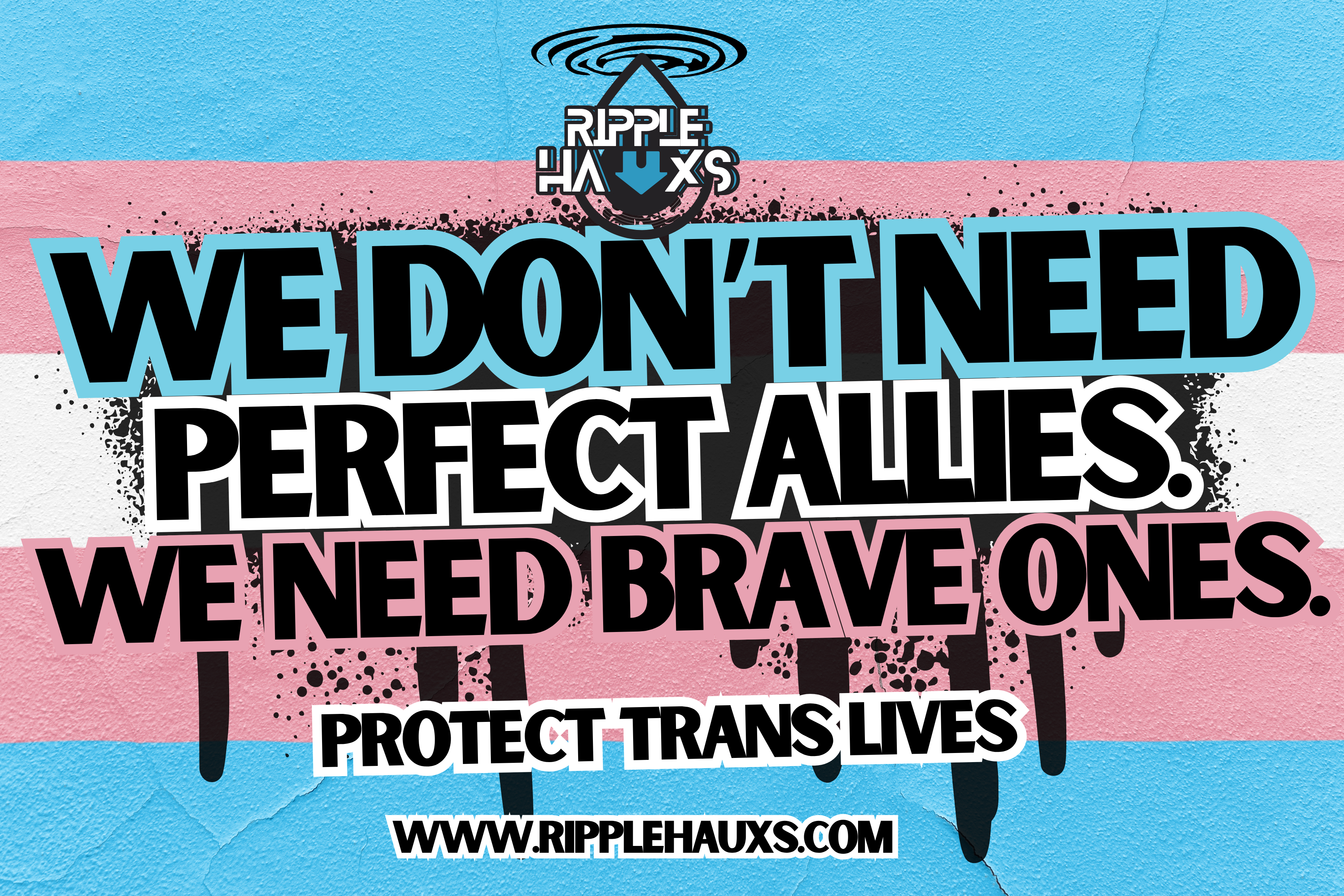 WE DON’T NEED PERFECT ALLIES. WE NEED BRAVE ONES.
