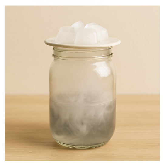 Fog in a Jar Experiment