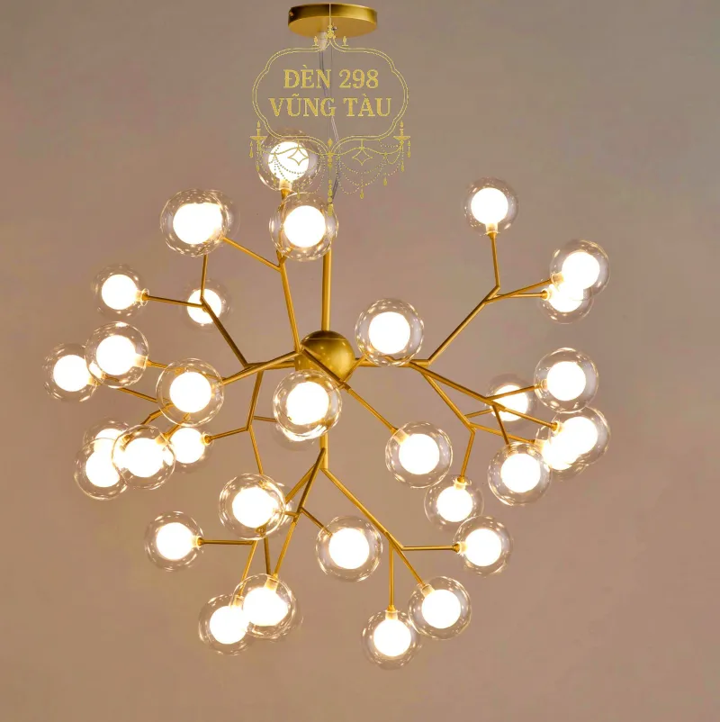 Đèn chùmbi tròn hiện đại