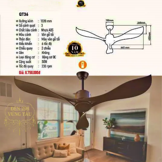 Quạt Trần QT36