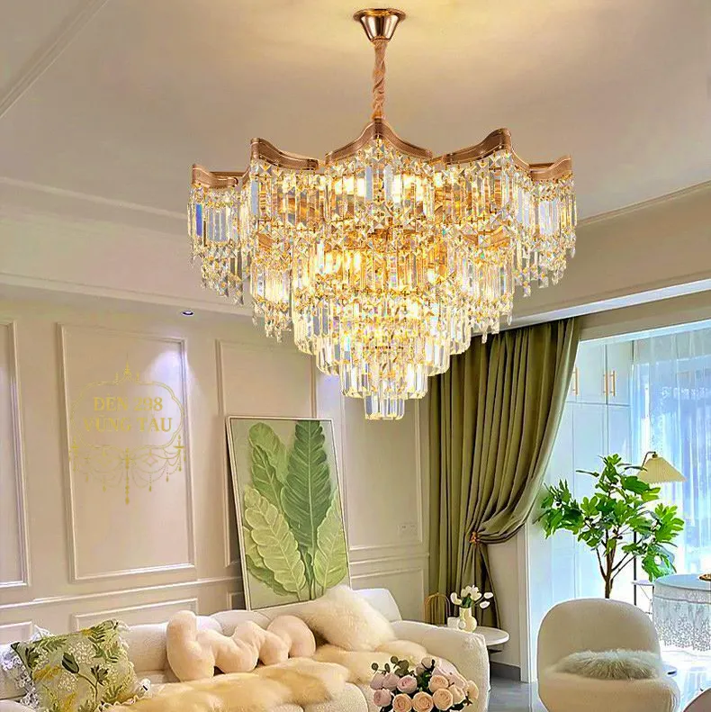 Đèn chùm pha lê sang trọng