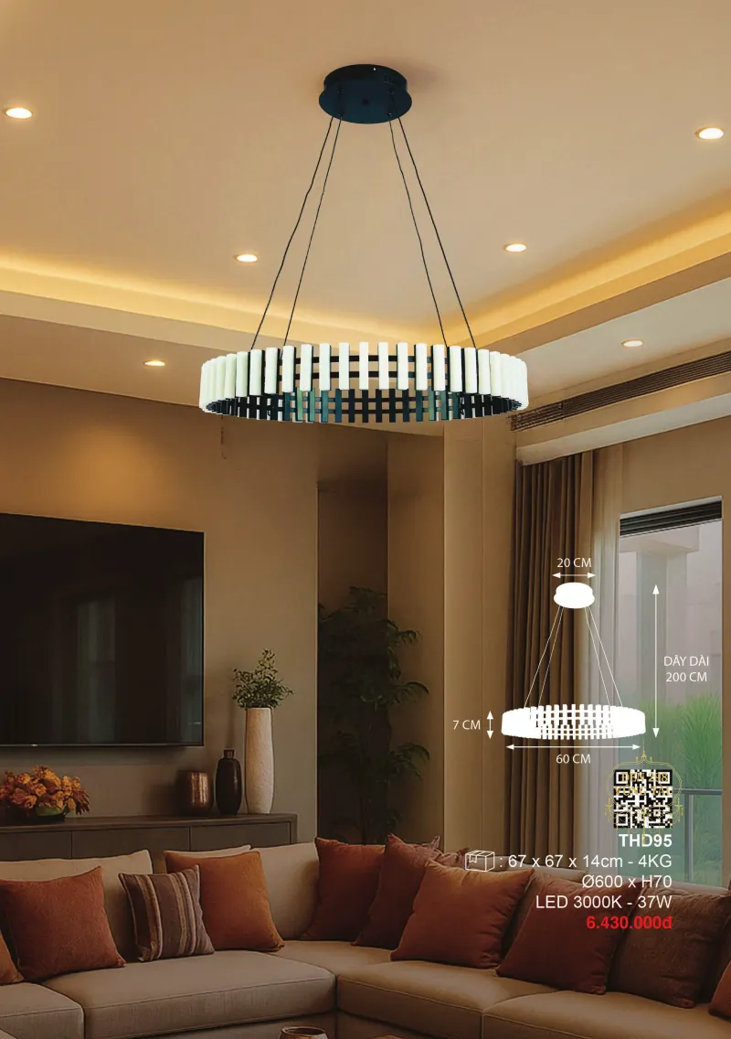 Đèn Thả Tròn Hiện Đại