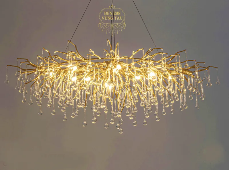 Đèn chùm pha lê nghệ thuật