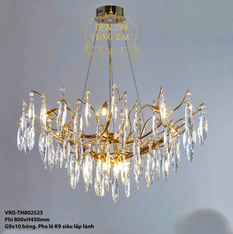 Đèn chùm pha lê K9