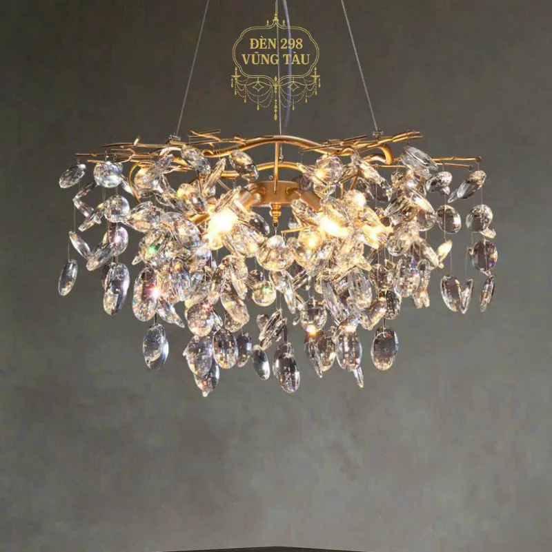 Đèn chùm pha lê sang trọng