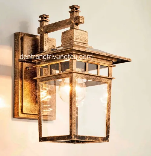 Đèn vách tường ngoài trời 6613 màu đồng