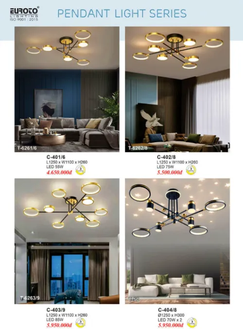 Đèn Led Treo Trần Hiện Đại