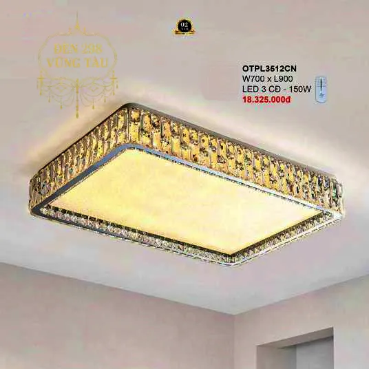 Đèn LED Ốp Trần vuông OTPL3612CN