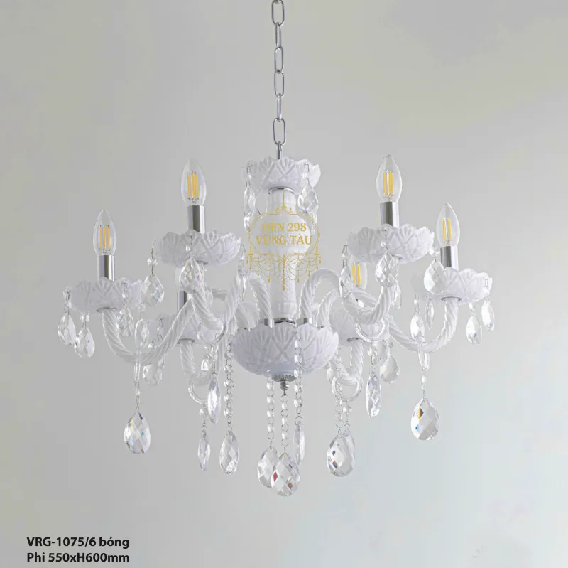 Đèn chùm pha lê 6 bóng