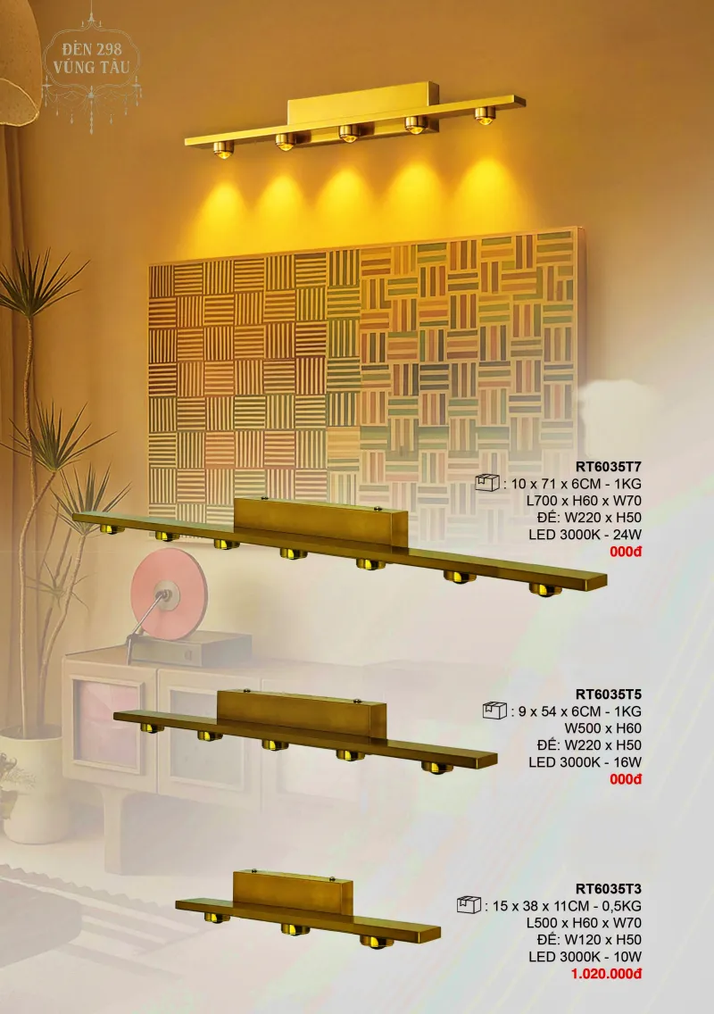 Đèn LED Pha Gương Pha Tranh Nghệ Thuật