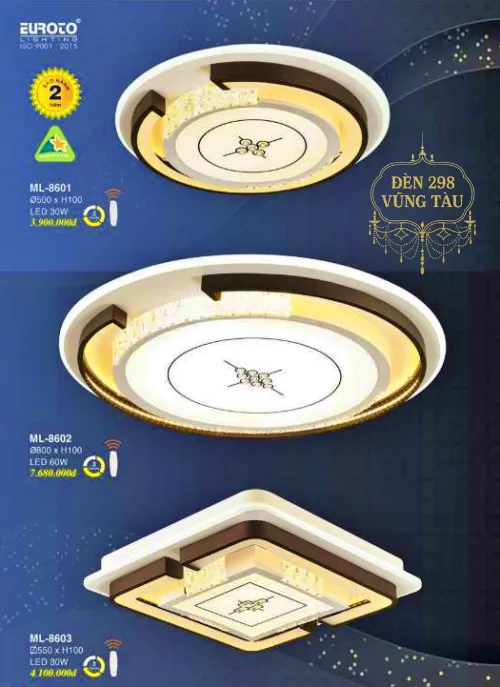 Đèn Mâm LED Trần Trang Trí