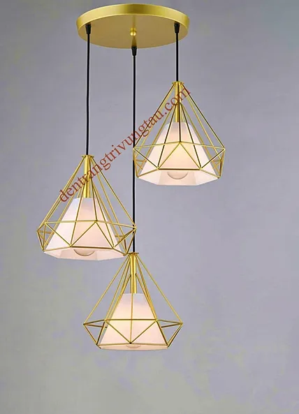 Đèn thả trần kiểu hình học
