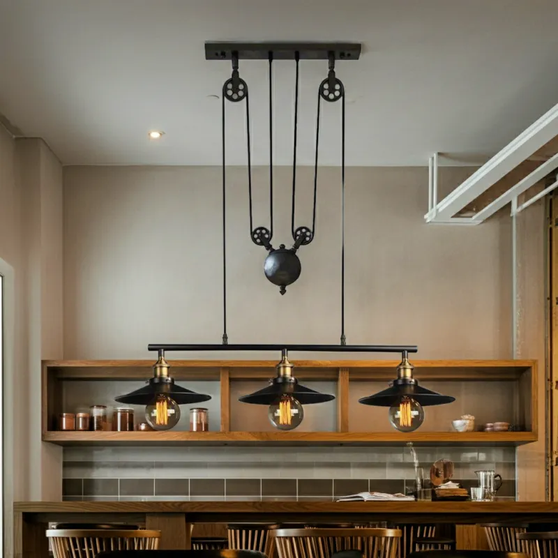 Đèn trần kiểu công nghiệp