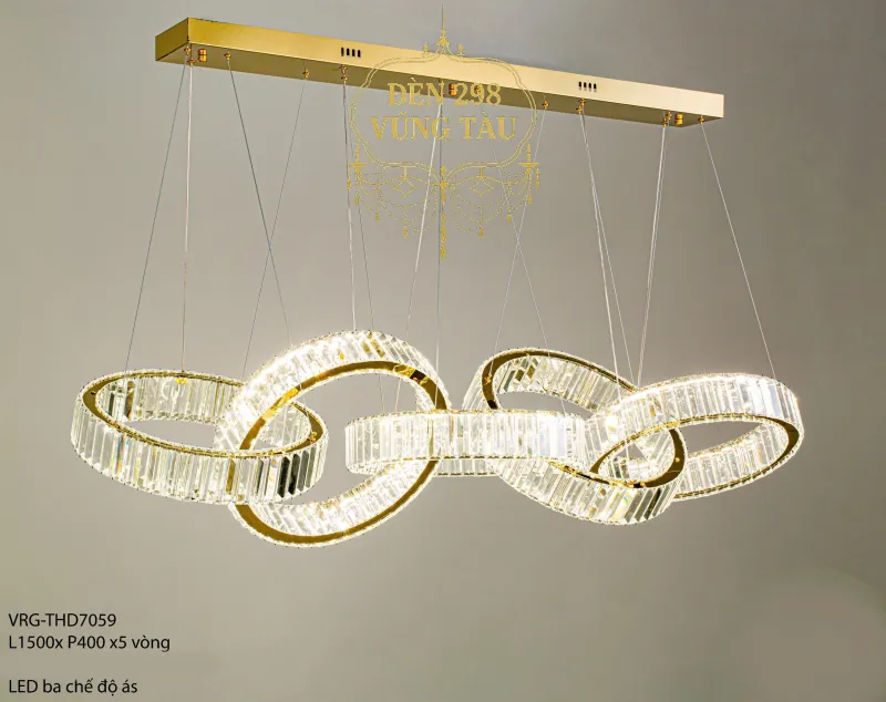 Đèn chùm pha lê nghệ thuật