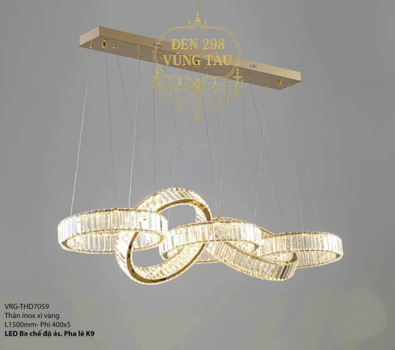 Đèn chùm pha lê nghệ thuật