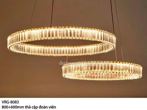 Đèn thả trần pha lê 8083