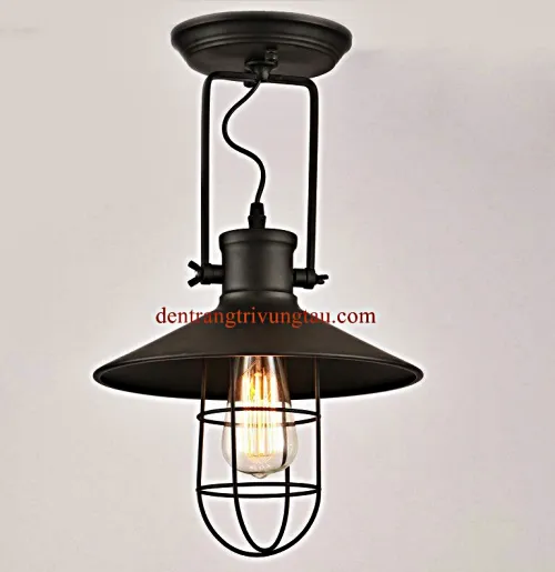 Đèn trần phong cách công nghiệp