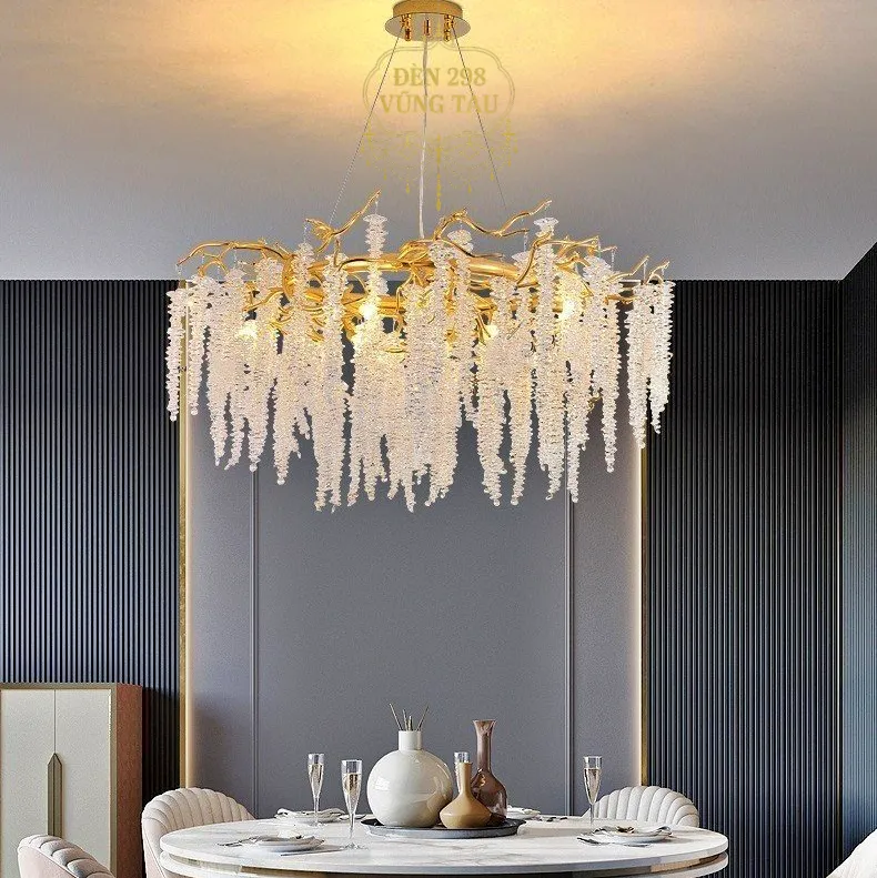 Đèn chùm pha lê nghệ thuật