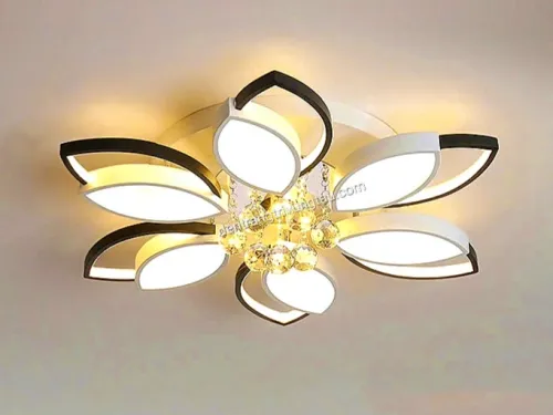 Đèn trần nghệ thuật hiện đại 6 cánh hoa 44