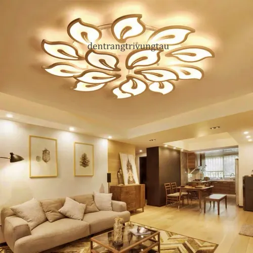 Đèn trần trang trí hoa lá 35T15