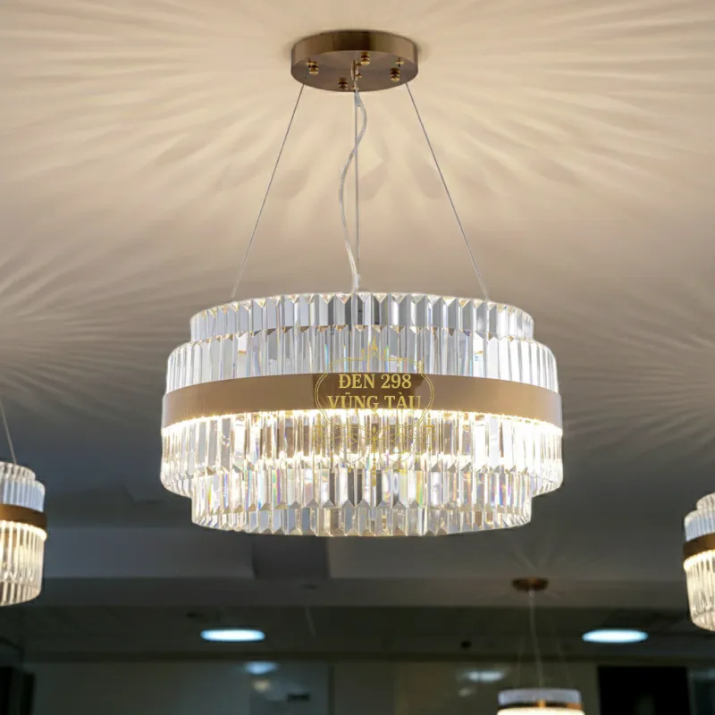 Đèn chùm pha lê hiện đại