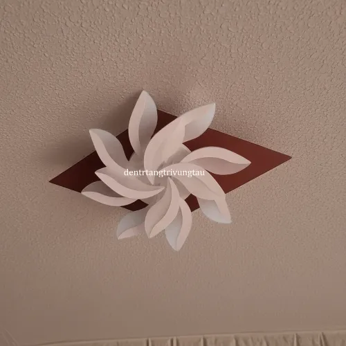Đèn mâm LED Gắn trần nghệ thuật 12 lá đèn