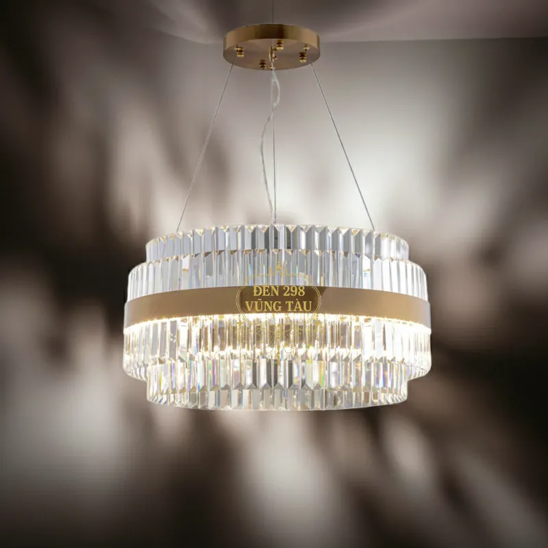 Đèn chùm pha lê hiện đại