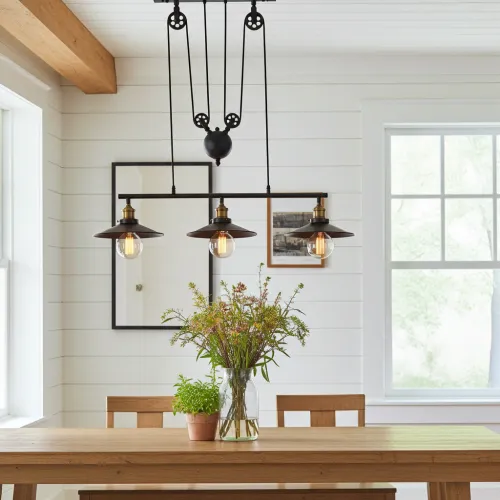 Đèn trần kiểu công nghiệp