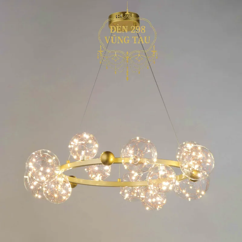 Đèn chùm pha lê nghệ thuật