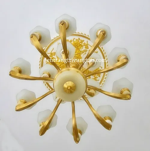 Đèn chùm đồng cổ điển