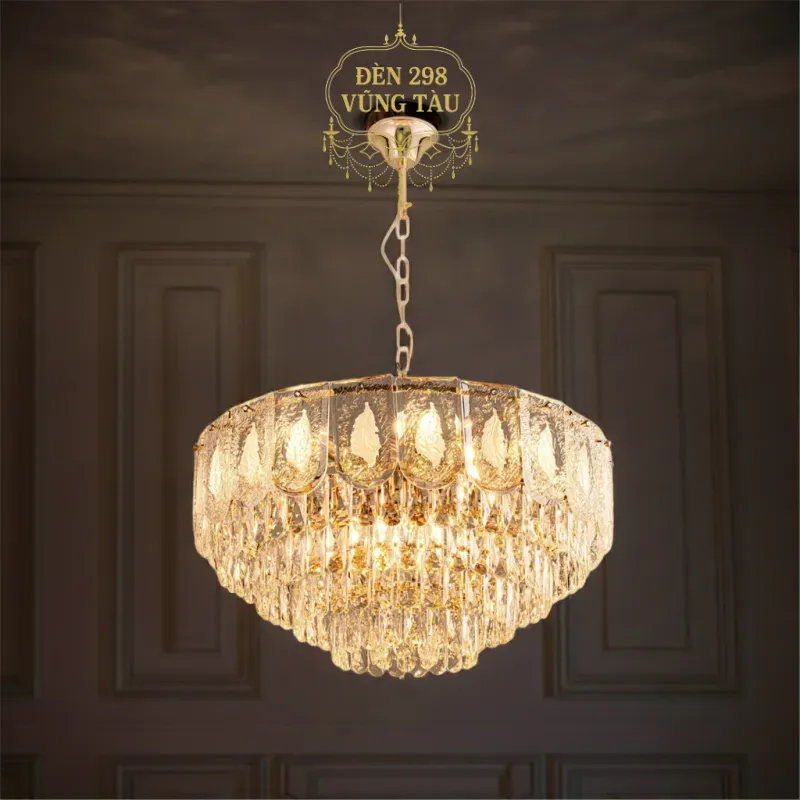 Đèn chùm pha lê sang trọng