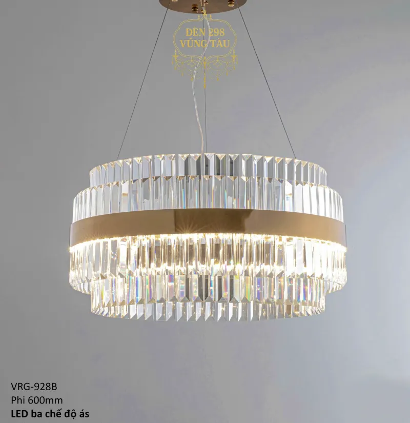 Đèn chùm pha lê hiện đại
