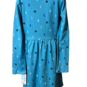 Cat & Jack Blue Long Sleeves Dress with side Pockets (size 10/12)