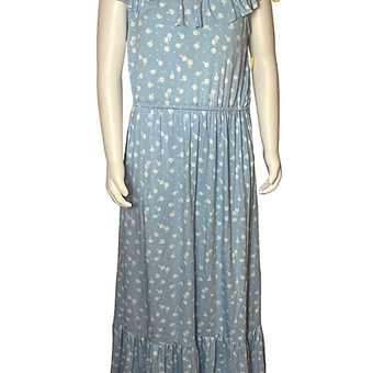 Rumi + Ryder - Sleevesless Blue Girl’s Maxi Dress (size 12-14)