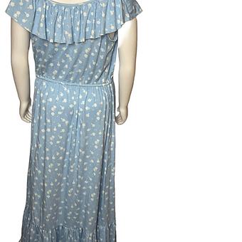 Rumi + Ryder - Sleevesless Blue Girl’s Maxi Dress (size 12-14)