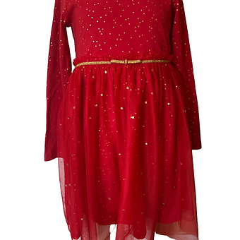 Hanna Anderson Girl’s Red Dress (6-7)