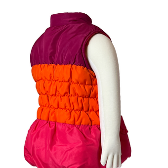 Baby Headquarters- Pink and Orange Girl’s Outwear vest (size18 mos)