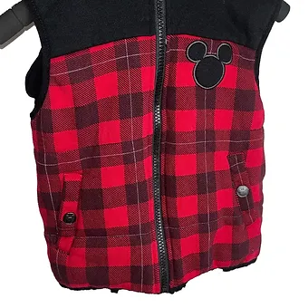 Disney Jr Boy’s Red Insulated Vest (3T)