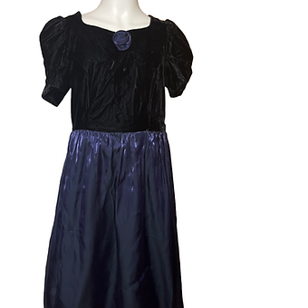 My Michelle- Black and Blue Ball Gown Girl’s Dress (size 12)